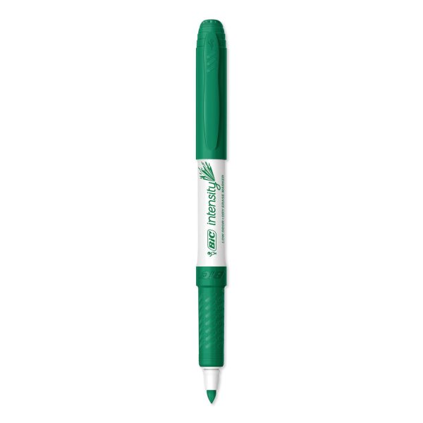 Intensity Low Odor Fine Point Dry Erase Marker, Fine Bullet Tip, Green, Dozen Fashion - Image 2