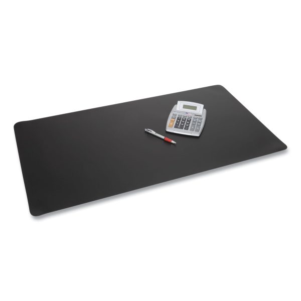 Rhinolin II Desk Pad with Antimicrobial Protection, 36 x 20, Black Online Hot Sale - Image 5