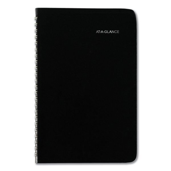 DayMinder Block Format Weekly Appointment Book, Tabbed Telephone Add Section, 8.5 x 5.5, Black, 12-Month (Jan to Dec): 2024 Sale - Image 3