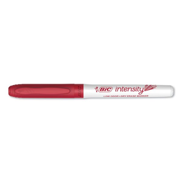 Intensity Low Odor Fine Point Dry Erase Marker, Fine Bullet Tip, Red, Dozen Sale - Image 3