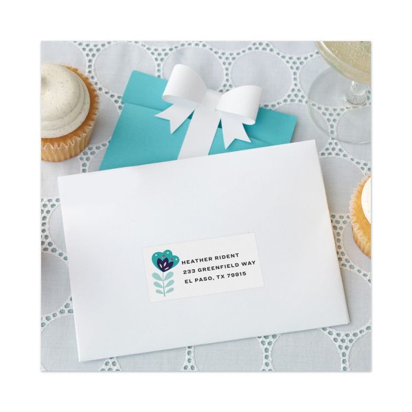 Copier Mailing Labels, Copiers, 1.38 x 2.81, White, 24 Sheet, 100 Sheets Box For Sale - Image 2