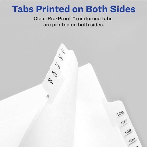 Avery Alllstate Style Individual Legal Dividers - 25 x Divider(s) - Side Tab(s) - 31 - 1 Tab(s) Set - 8.5  Divider Width x 11  Divider Length - Letter - 8.50  Width x 11  Length - Paper Divider - White Tab(s) - Recycled - 1 Hot on Sale - Image 5
