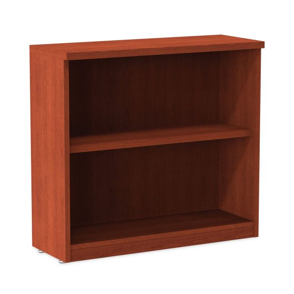 Alera Valencia Series Bookcase, Two-Shelf, 31.75w x 14d x 29.5h, Med Cherry Cheap