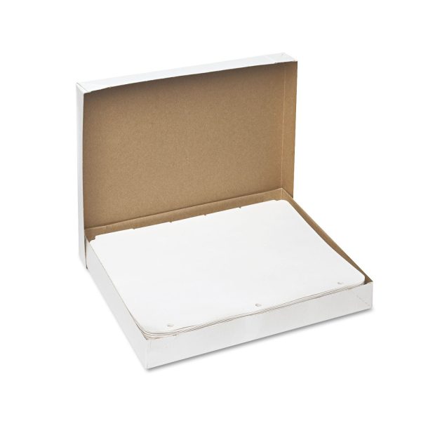 Write and Erase Plain-Tab Paper Dividers, 5-Tab, 11 x 8.5, White, 36 Sets For Sale - Image 3