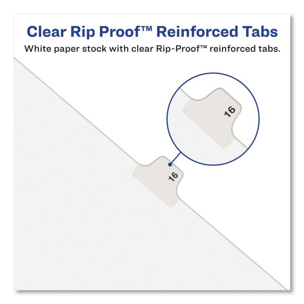 Avery-Style Preprinted Legal Side Tab Divider, 26-Tab, Exhibit D, 11 x 8.5, White, 25 Pack, (1374) Cheap - Image 2