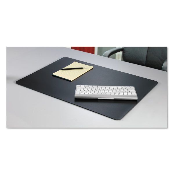 Rhinolin II Desk Pad with Antimicrobial Protection, 36 x 20, Black Online Hot Sale - Image 3
