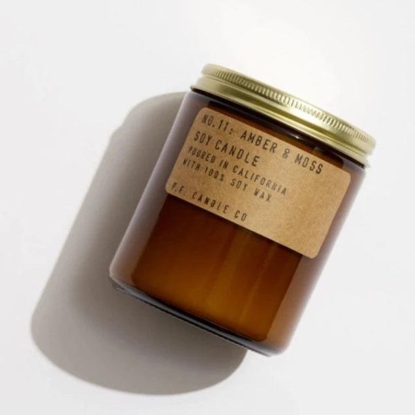 Amber & Moss Soy Candle For Cheap